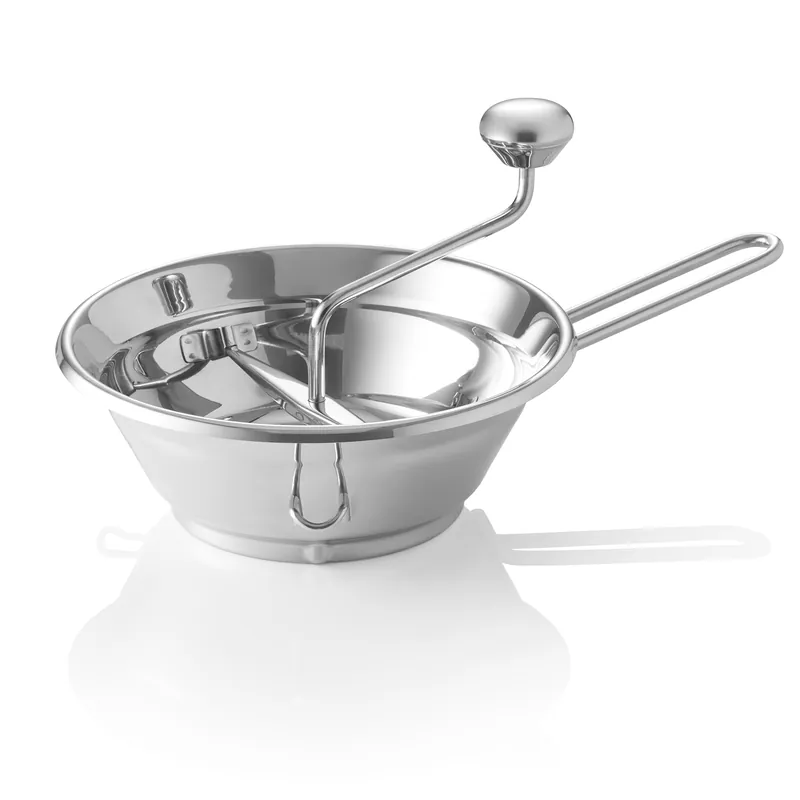 Heißes Angebot Passiermühle, Ø 24,5 cm, Höhe 8 cm, Chromstahl 18/0, Chromnickelstahl 18/8