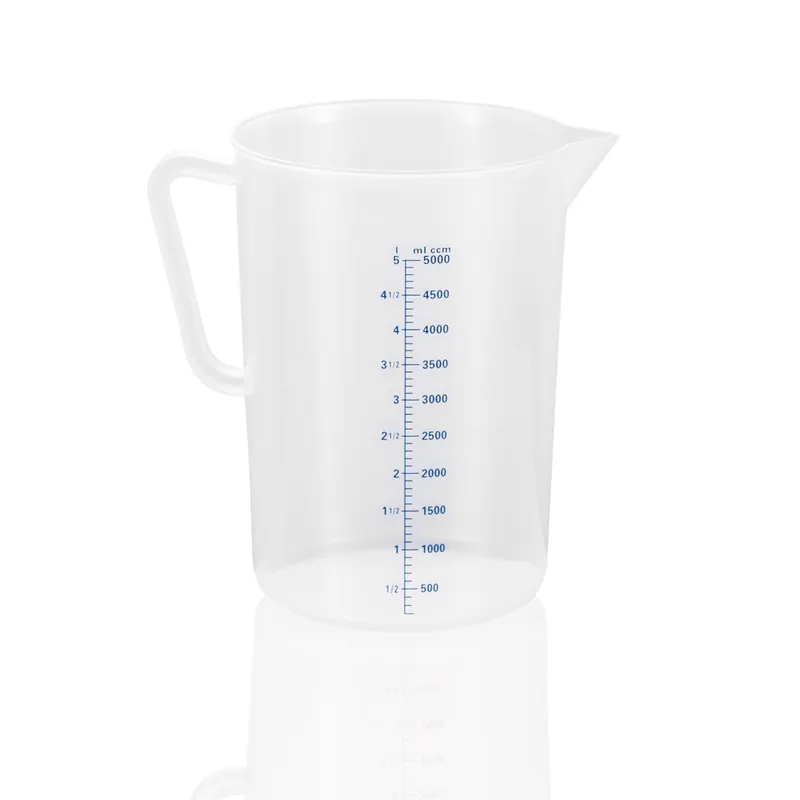 Knallerangebot Messbecher, Ø 19,6 cm, 5 ltr., mit 100 ml Skalierung, Polypropylen