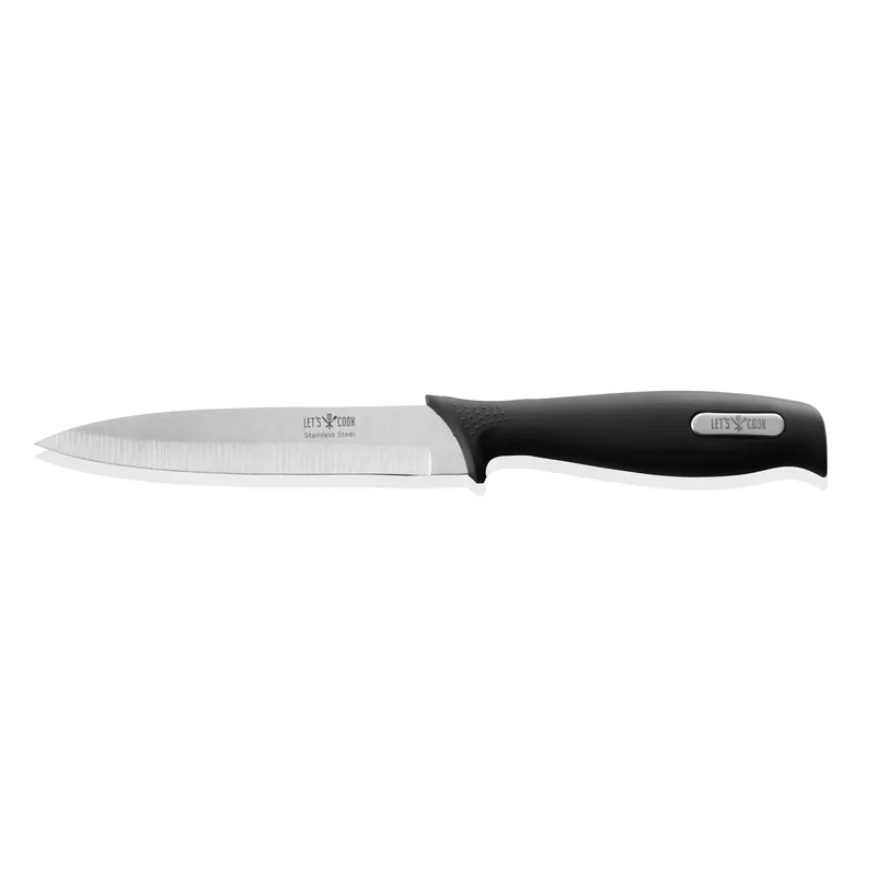 Spickmesser LET´S COOK Knife, 23,5 cm, Edelstahl, Gummi Direktkauf