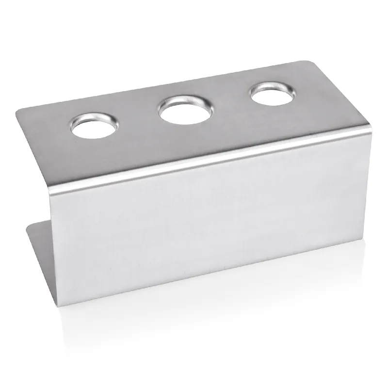 Online Kaufen Eiswaffelständer, mit 3 Löchern, 20 x 9,5 x 8,5 cm, Chromnickelstahl
