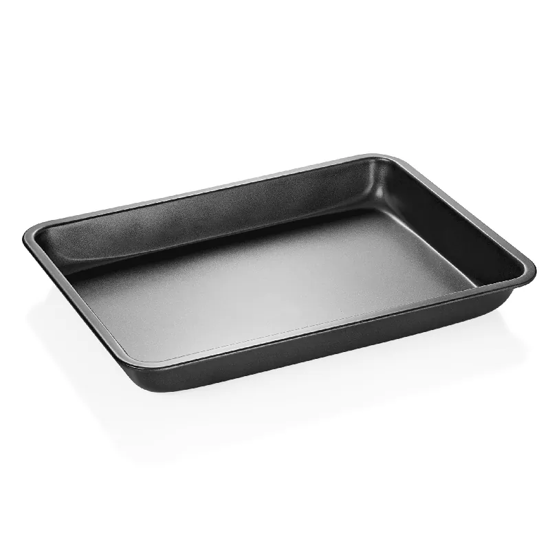 Backform mit Antihaftbeschichtung, 34,5 x 22,5 x 4 cm, Stahl Neu
