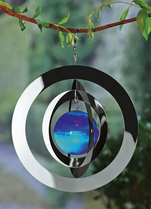Solar-Windspiel Saturn Zertifiziert