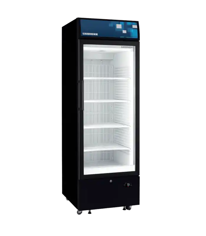 Wochenendangebot Gefrierschrank mit Kühlvitrine - FDvb 4643 - Schwarz - 307L