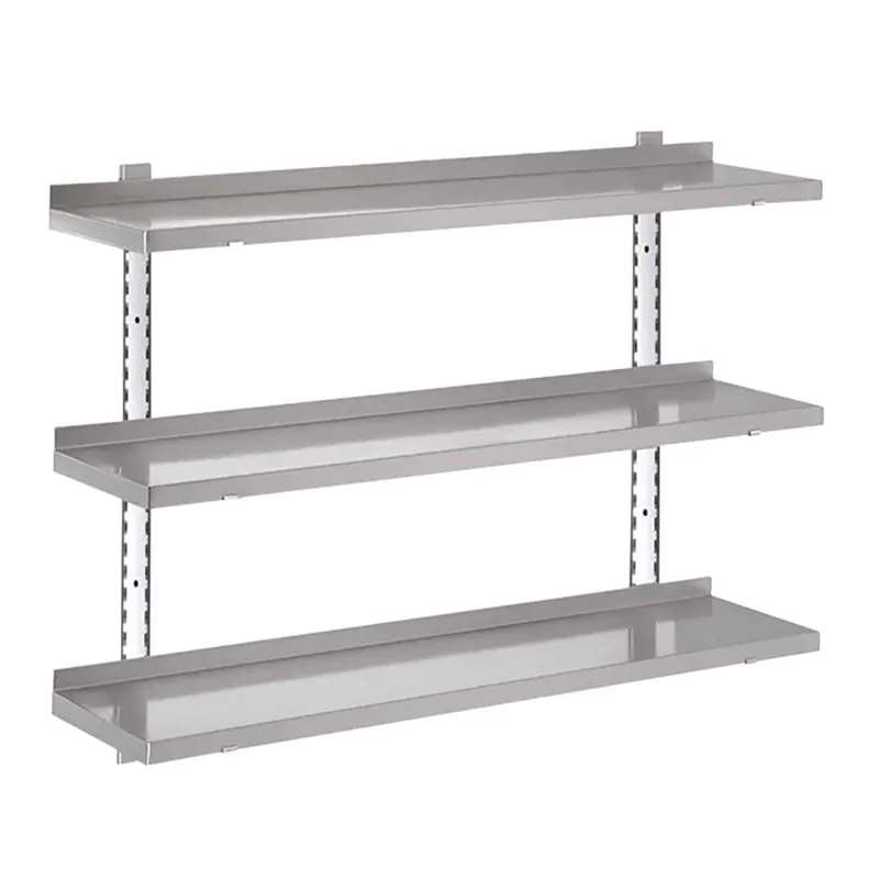 Gastro-M Komplettregal 3 Ebenen 100x40cm - Montagekomplettset (Ohne Schrauben) Preisreduziert