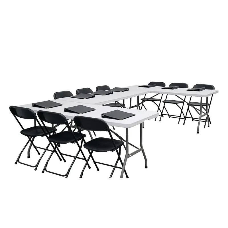 Meistverkauft Bolero Rechteckiger Mittelklapptisch 6ft Weiß