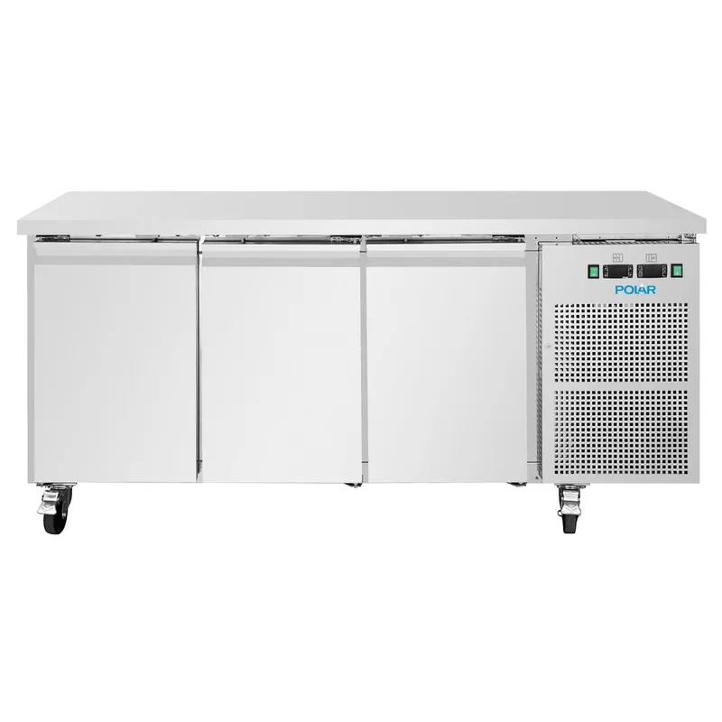Top-Angebot Polar U-Series Drei-Türiger Theken-Kühl-/Gefrierschrank 314Ltr