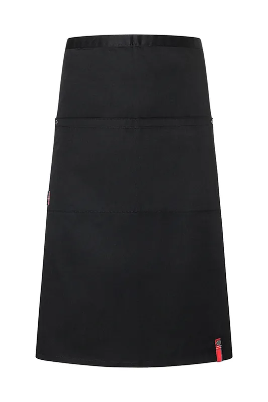 Abverkauf Bistroschürze ROCK CHEF -Stage2 mit Taschen - Schwarz