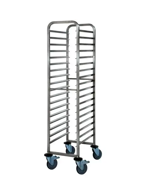 Mega-Angebot Regalwagen - Edelstahl - H 164,5 x B 46 x T 61,3 CM - Saro - 487-1040