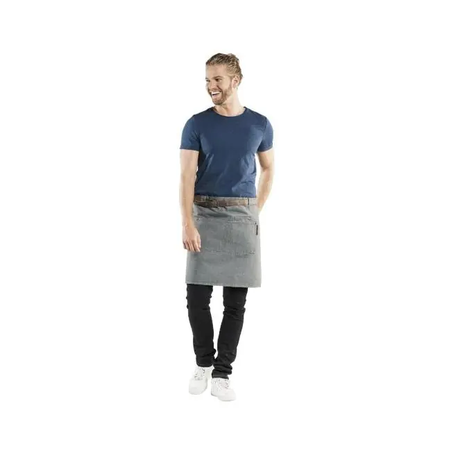 Schürze Forene Denim - Unisex - Grau - Baumwolle - Chaud Devant Ausverkauf
