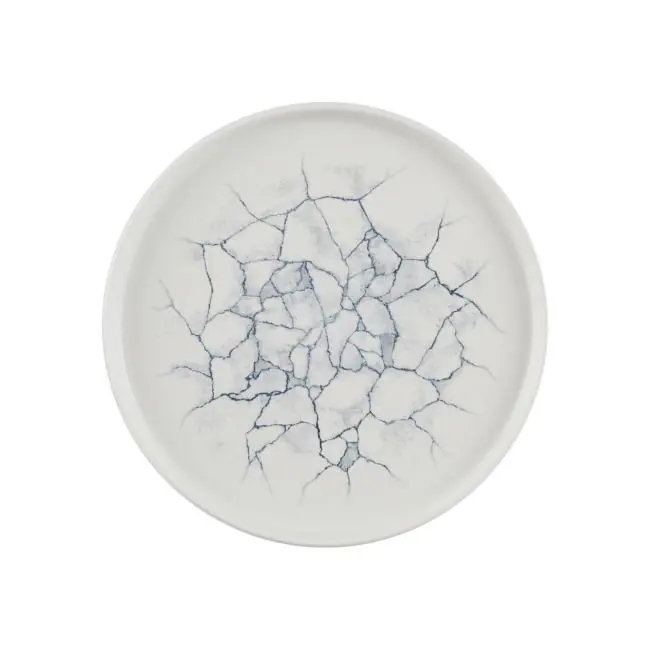 Preis Gesenkt Teller - 6 Stück - Achatgrau - Porzellan - Ø 26 x H 2 CM - Churchill