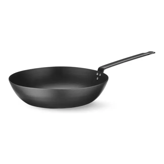 Ausverkauf Wokpfanne - Mit Aufhängeöse - Ø 30,4 CM - Schwarz - Hendi