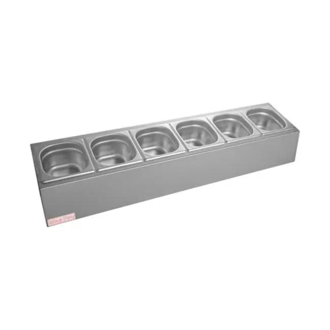 Garniereinheit 6 x 1/6 GN Markenprodukt