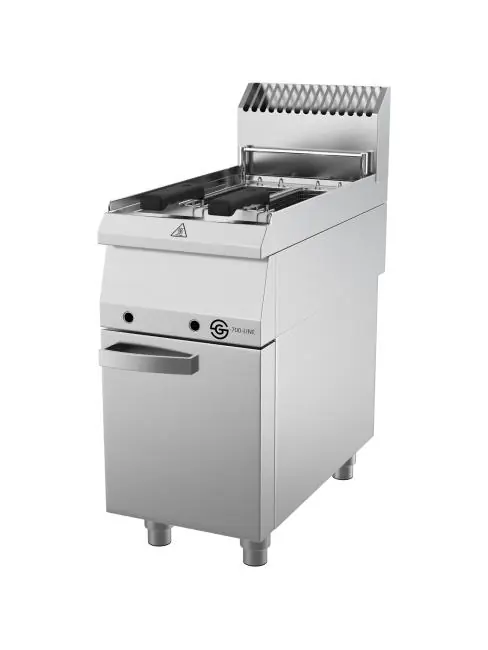 Wochenendangebot Fritteuse - Gas - Standmodell - 2 x 7 L - Edelstahl - G700 Line
