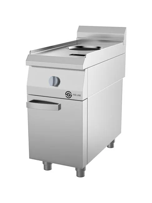 Induktionswok - Stehendes Modell - Edelstahl - 5 KW - 400V - G700 Line - G-Line Must-Have