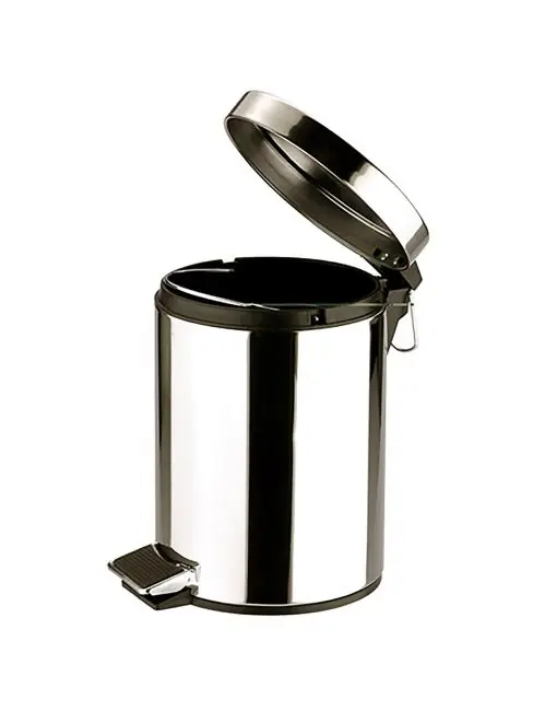 Top-Preis Tret-Abfalleimer - H 28 CM - 1 KG - Ø20 CM - Edelstahl - 5 Liter - 861601