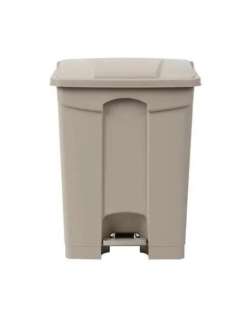 Preisknaller Jantex - 65 Liter - Beige Abfall-Treteimer