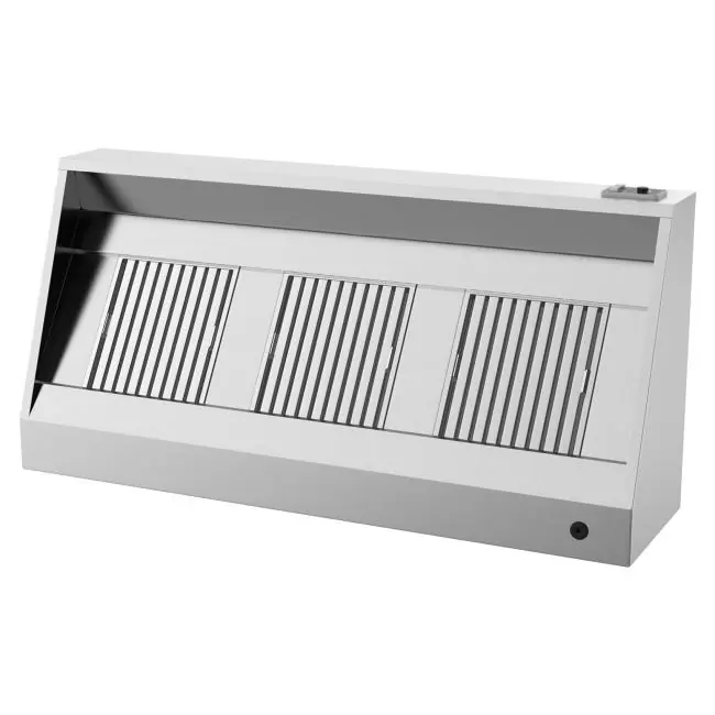 Sonderangebot Dunstabzugshaube - Komplett - Winkelmodell - Edelstahl - 230V - H 52 x B 300 x T 95 CM - G-Line
