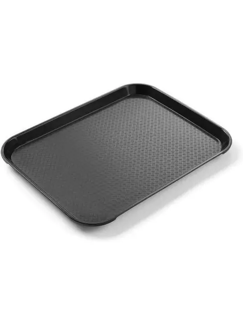 Echt Fast Food Tabletts - Klein - Schwarz - Hendi - 878750