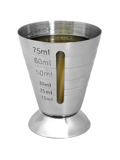 Stangenmaß - H 7 CM - 0.078 KG - Ø5.6 CM - Edelstahl - Vin Bouquet - 220030 Neue Kollektion