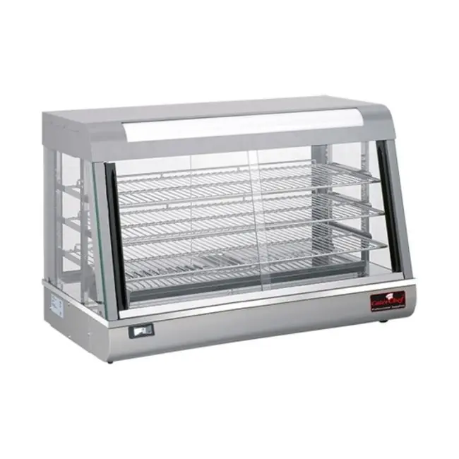 Rabatt Warmhaltevitrine - Edelstahl / Silber - CaterChef - 680073