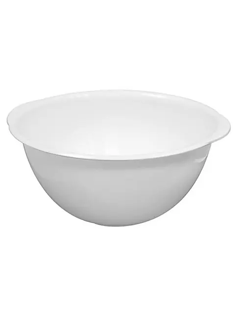 Bestseller Bratschüssel - H 14,5 CM - 0,6 KG - Ø32 CM - Polyethylen - Weiß - 6 Liter - 035048