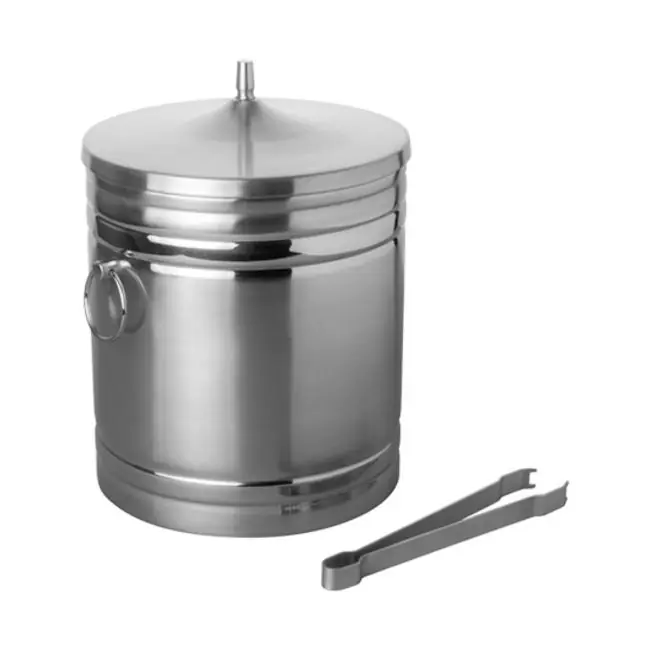 Beliebt Eiswürfelbehälter - H 27 CM - 2,25 KG - Ø20 CM - Edelstahl - 5 Liter - 062004