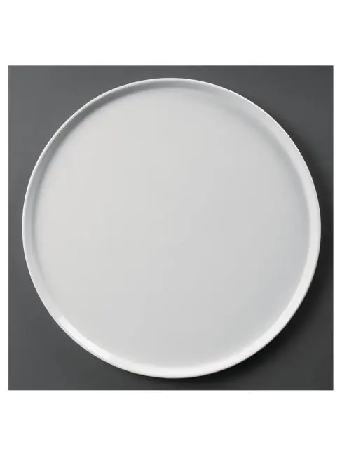 Geprüft Olympia weißer Pizzateller Ø 33cm - CD723