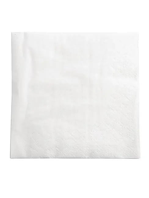 Markenprodukt Cocktailservietten aus Papier weiß 25x25cm - CK881