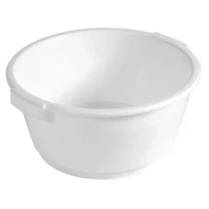 Abfalleimer - H 18 CM - 0.525 KG - Ø38 CM - Polypropylen - Weiß - 15 Liter - Denox - 600041 Garantierte Lieferung