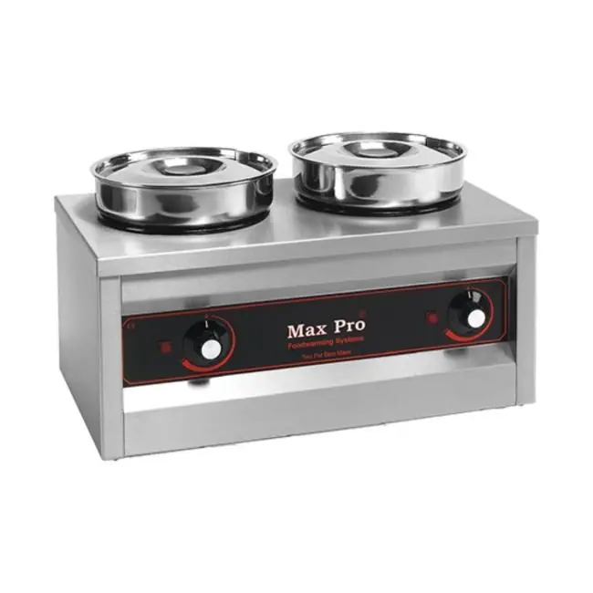 Günstig Speisenwärmer - 2 Töpfe - 4,5 l - Max Pro - 921452