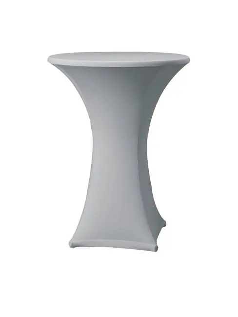 Samba Stretch Stehtisch-Husse grau D1 - DK574 Kracherpreis