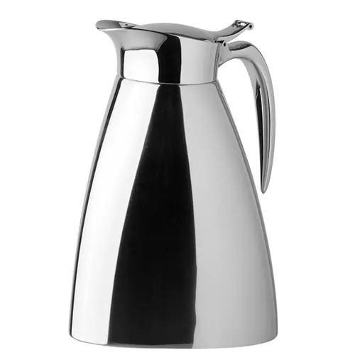 Isolierkanne CONFERENCE 1 ltr Edelstahl hochglanzpoliert Klappdeckel H 207 mm Sichere Zahlung