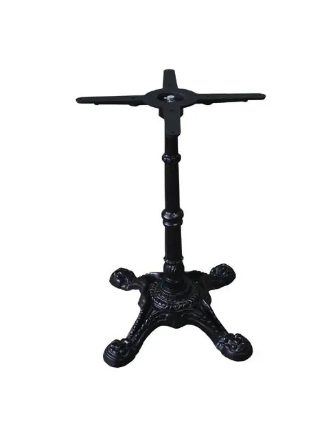 Abverkauf Tischfuß - Gusseisen - Rund Schwarz - Bolero - CE155