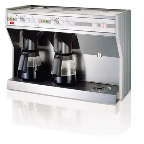 Geprüft Filterkaffeemaschine 197 W grau 4 x 2 ltr 400 Volt 6250 Watt 4 Warmhalteplatten