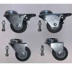 Lenkrolle - 4 Stück - Gebremst - Edelstahl - G-Line Top-Angebot