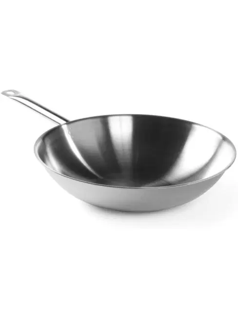 Garantierte Lieferung Wokpfanne - Edelstahl - Ø36 cm - Hendi - 839003