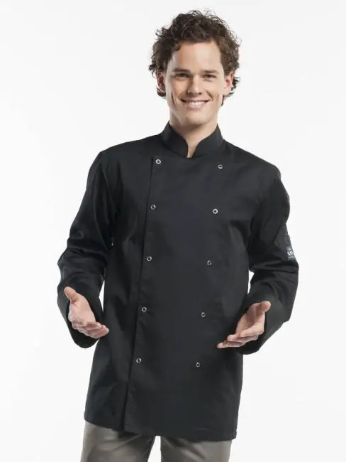 Knallerangebot Chaud Devant - Hilton Poco Schwarz - Kochjacke