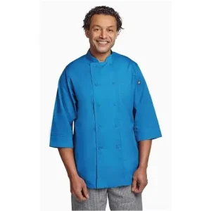 Chef Works lite Kochjacke blau Highlight