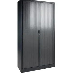 Jetzt Kaufen Rolltürschrank - Anthrazit - H 195 x 120 x 43 CM - Proflight