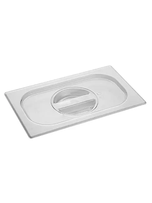 Echt Deckel Gastronorm - 1/4 GN - 26,5 x 16,2 CM - Polycarbonat - Transparent - -100°C / +100°C - Standard - Caterchef - 953046