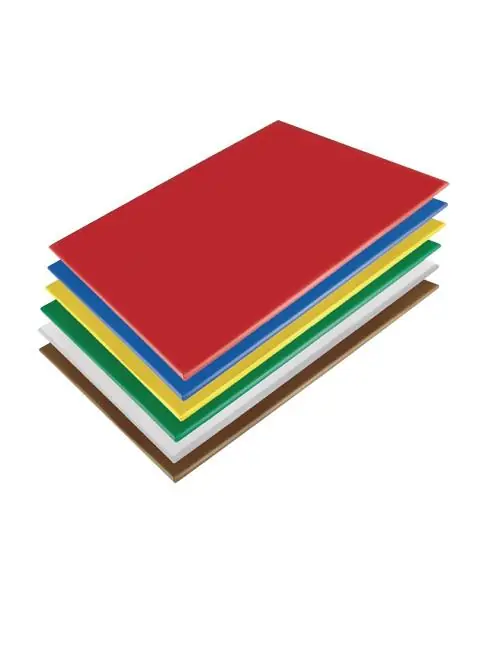 Bestpreis Schneidebrett-Set - LDPE - 6-teilig - Polyethylen niedriger Dichte - Hygiplas - HC879