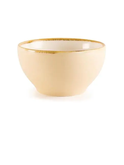 Schüssel - 63,5 cl - 6 Stück - Sand - Ø 14 cm - Porzellan - Olympia - GP460 Neuheit