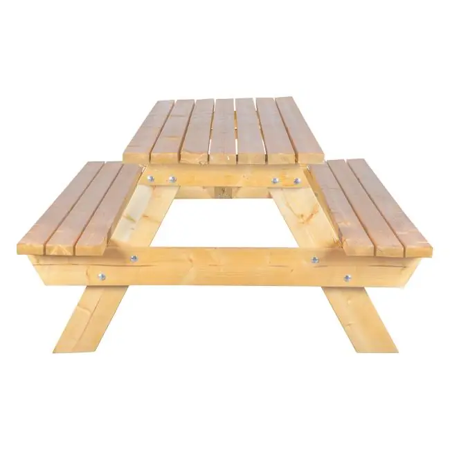 Picknicktisch - Schwere Qualität - Holz - H 79 x B 300 x T 165 CM - G-Line Top-Angebot