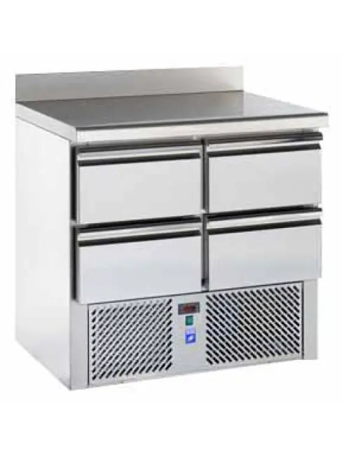 Gekühlte Werkbank - 4 Schubladen - Tecnodom - SL02NX Top-Seller