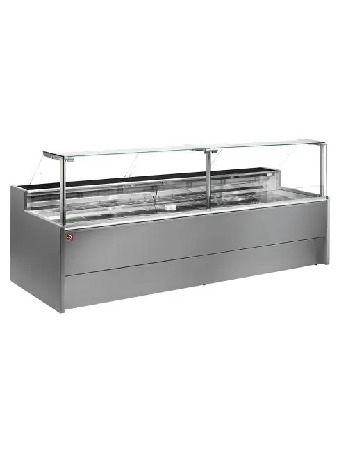 Sonderaktion Kühltheke Venedig - 300 CM - Fenster gerade - 930W - 230V - Grau - Diamant - VZ30/G8-VR2
