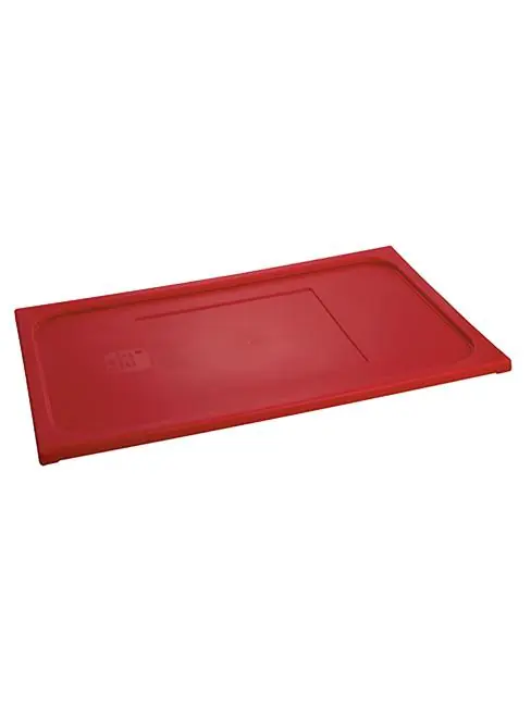 Preisknaller Deckel Gastronorm - 1/1 GN - 53 x 32.5 CM - Polypropylen - Rot - - -40°C / +95°C - Standard - Caterchef - 853838