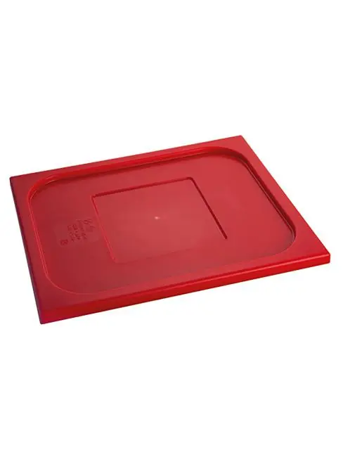 Deckel Gastronorm - 1/2 GN - 32,5 x 26,5 CM - Polypropylen - Rot - -40°C / +95°C - Standard - Caterchef - 853848 Sale
