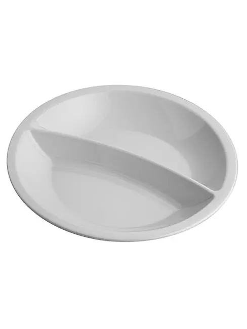 Geprüft Teller - H 4.3 CM - 0.78 KG - Ø25.5 CM - Porzellan - Weiß - 235222