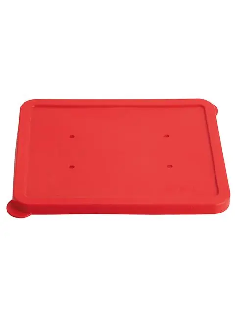 Deckelplatte - 23 x 17,5 CM - 0,15 KG - Silikon - Rot - - -40°C / +200°C - Standard - 235215 Sale
