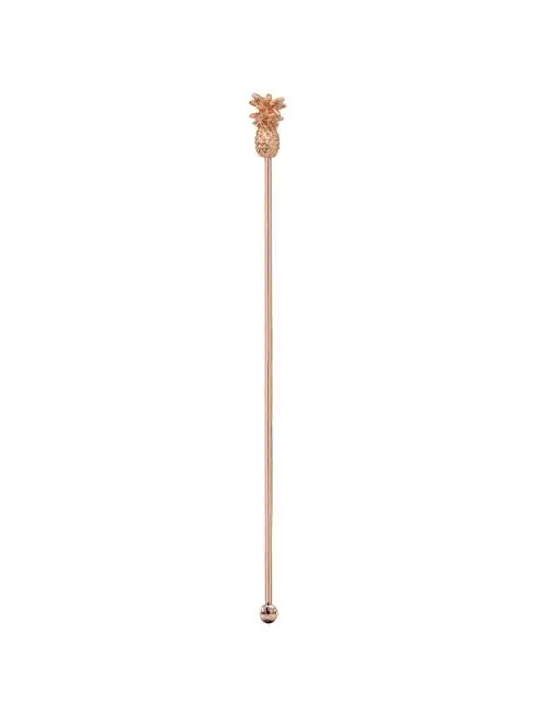 Rührer - Ananas - 6 Stück - 18 CM - Kupfer - Bar Professional - STCPA18 Garantierte Lieferung